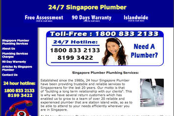 24hr Singapore Plumber